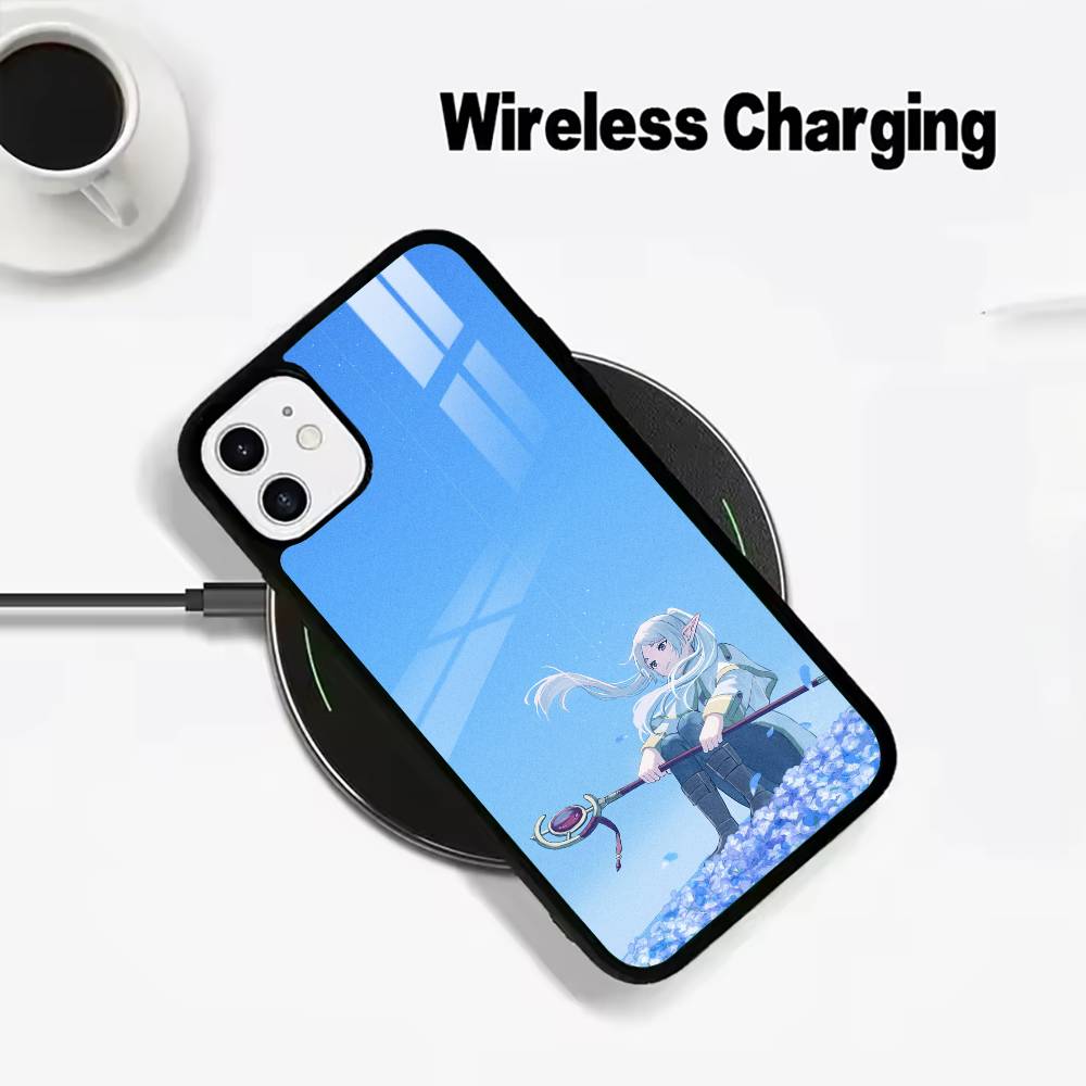 B-Beyond Journey F-Frieren And Fern Wireless charging phone case compatible with iPhone 17/16/15/14/13/12/11