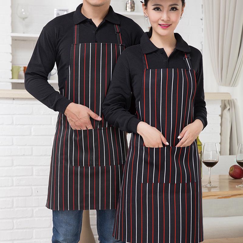 Cross-Collar Chef Apron: Hanging Neck Apron for Restaurants, Cafés, and Waitstaff