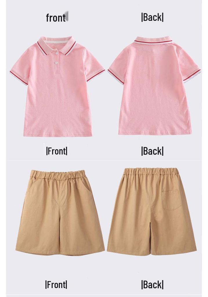Exquisite Girls' Summer Cotton Polo Dress - Academy Style Princess Dress School Uniform