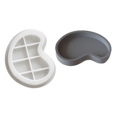 Silicone Dish Mould Resin Plate Molds Irregular Tray Moulds Crafting Moulds Silicone Texture Suitable for Making Plate