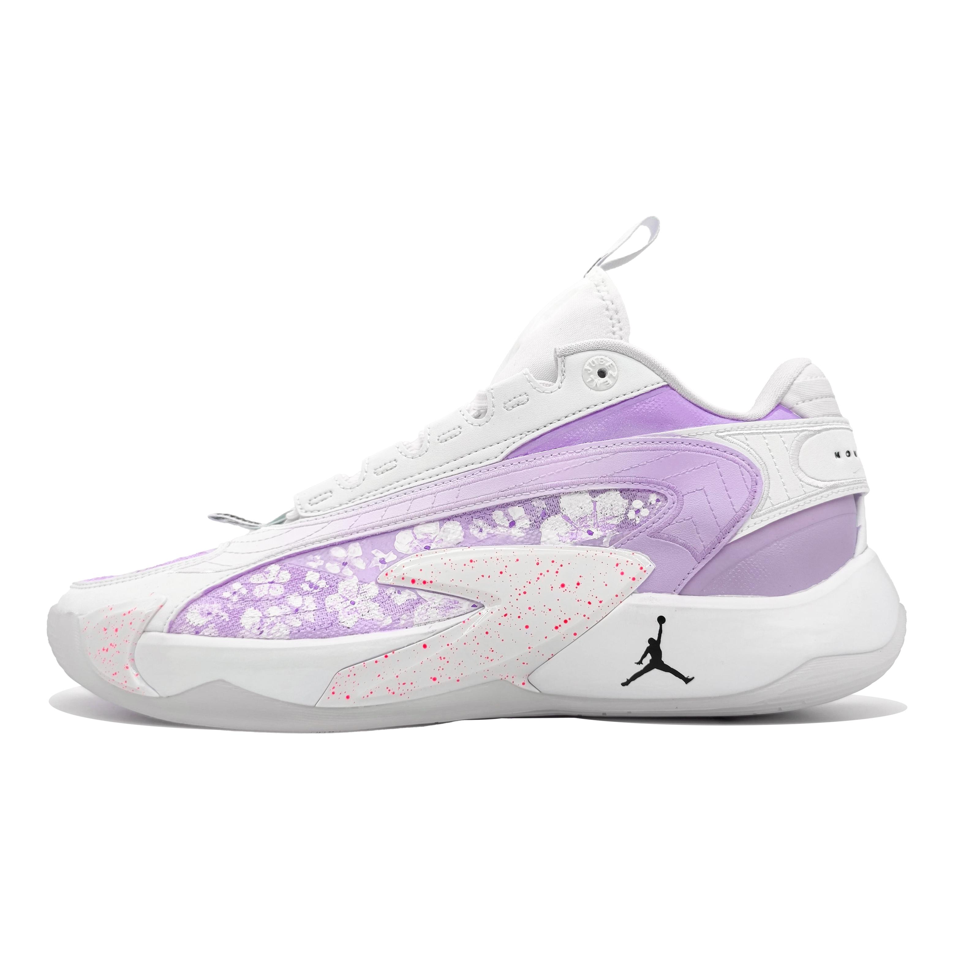 

Jordan Luka 2 Cushioning Slip Resistant Abrasion Resistant Low top Basketball Shoes Women s Lilac DZ3498-106(Team400-GS) 36