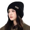 Fashionable Simple Thickened  Warm Wool Hat Korean Style Versatile Big Head Fence Hat Outdoor Windproof Ear Protection Hat