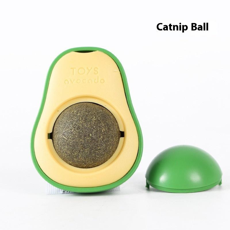 Catnip Ball Cat Toys Grind Teeth, Clean Teeth, Bite-resistant and Relieve Boredom, Kitten Self-hi Licking Music Pet Products Thickened Play