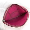 HERMES Evelyne logo Wallet Coin Compartment Zip Around coin purse Chevre pink