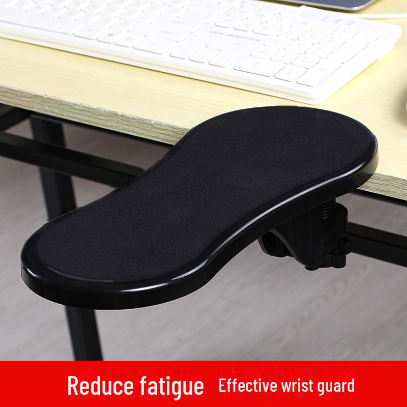 180° Rotating Wrist Support Mouse Pad with Armrest for Computer Desk