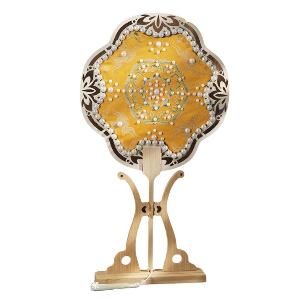 

Ручной веер ручной работы в китайском стиле, вышитый веер, элегантный веер в древнем стиле, ханьфу, ципао Style 2