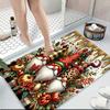 1Pc Holiday Gnomes Celebration Carpet Rug Soft Washable Antislip Home Living Room Sofa Mats Personalized Christmas Rug