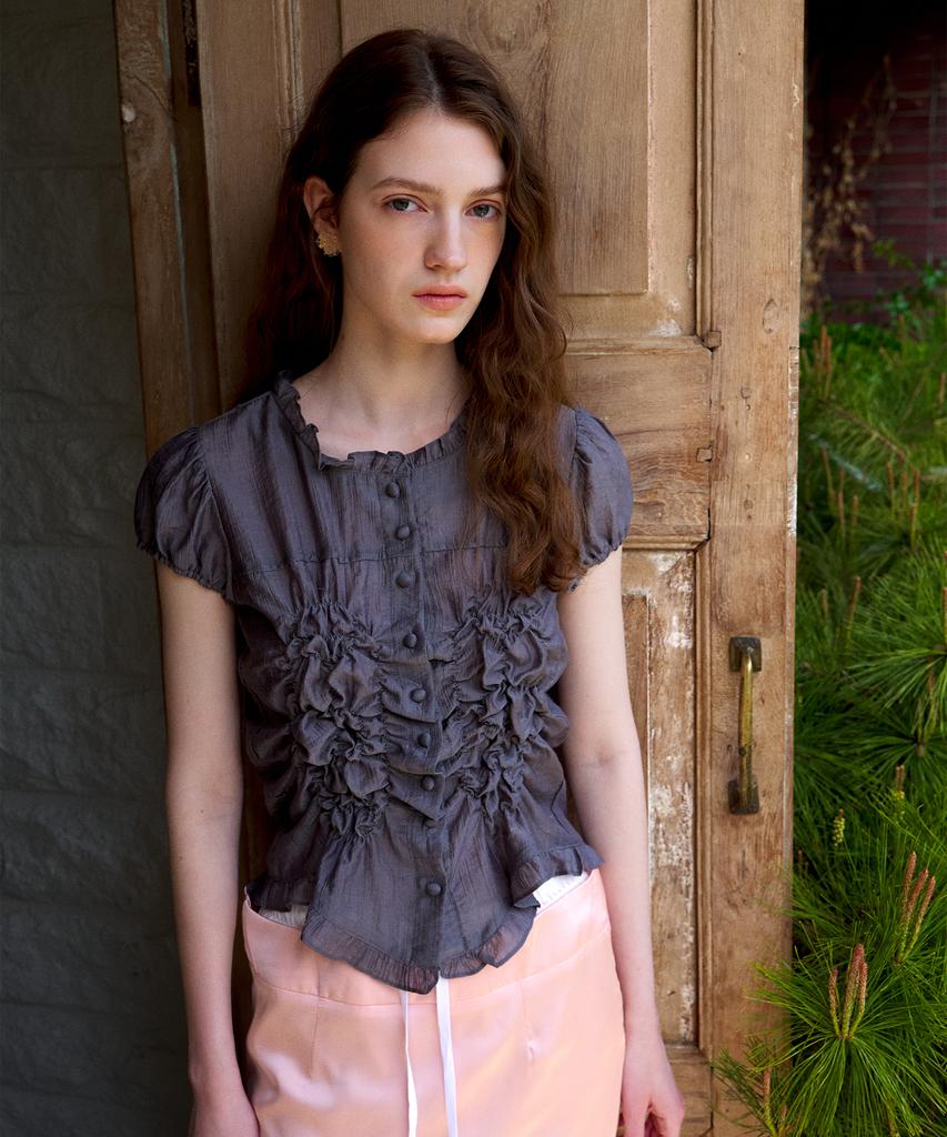 Seuleubi Luen Shirring Blouse_2 Color