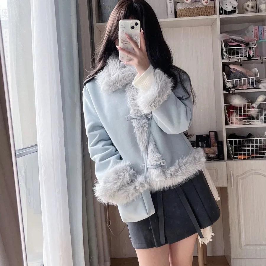 Winter  Comfortable Oversized Coat with Fleece  Warmth and Versatile Outerwear Jacket