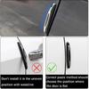 4 Pcs Car Door Edge Guards Car Side Door Protector Suitable For Various Car Pads Door Shock Absorbers-White