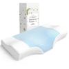 Neck-sore Pillow [Gel & Memory Foam] Cooling Pillow for Restful Sleep, Pressure Distribution, Ergonomic Design, Suitable for Side, Back, and Stomach S