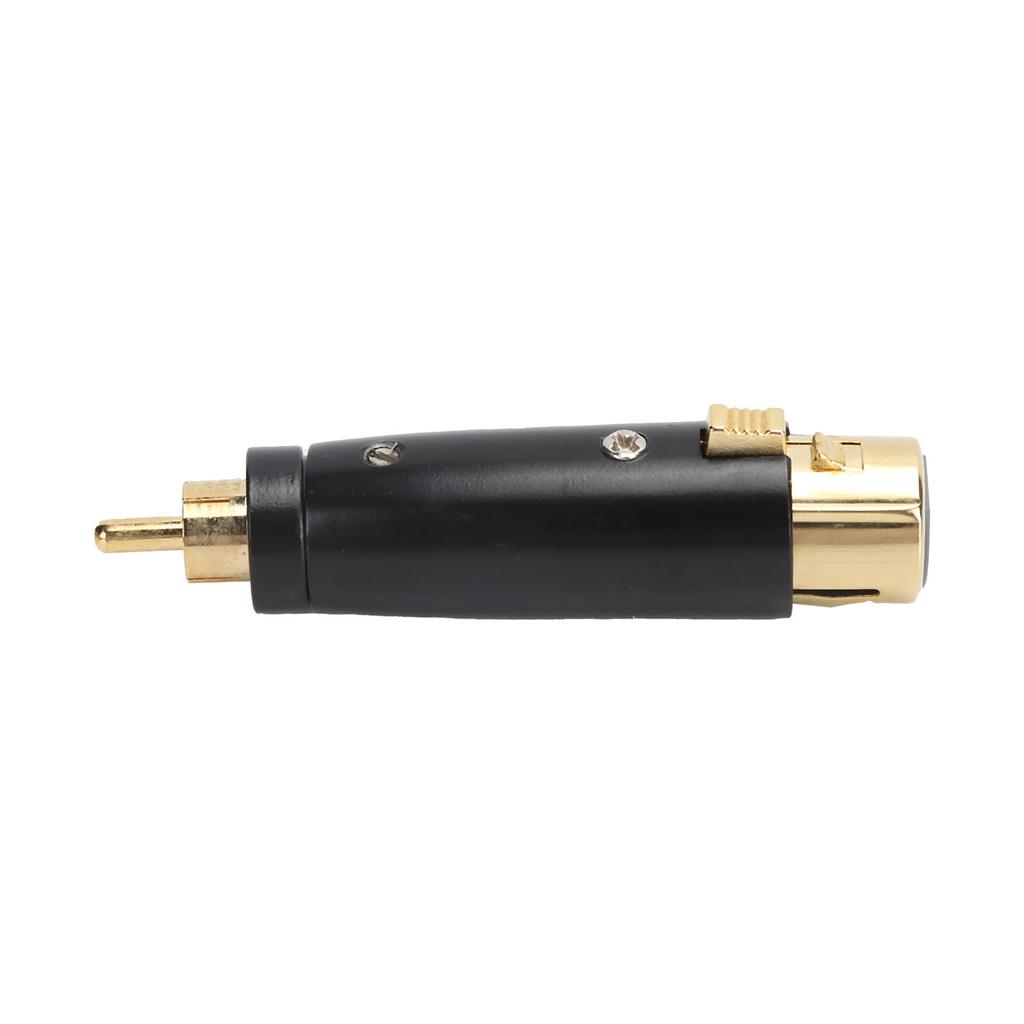 LZ1171G RCA Male to XLR Female Adapter Gold Plated Audio Connector for Mixer Microphone