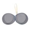 Folding Glasses Case Round Storage Bag Portable Leather Zipper Pouch Travel Sunglasses Reading Glasses Small Storage Bag