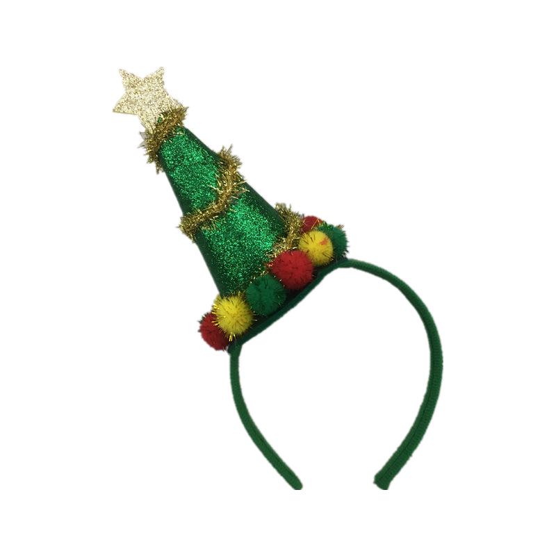

Cute Reindeer Antler Headband & Christmas Tree Hair Clip Set for Women