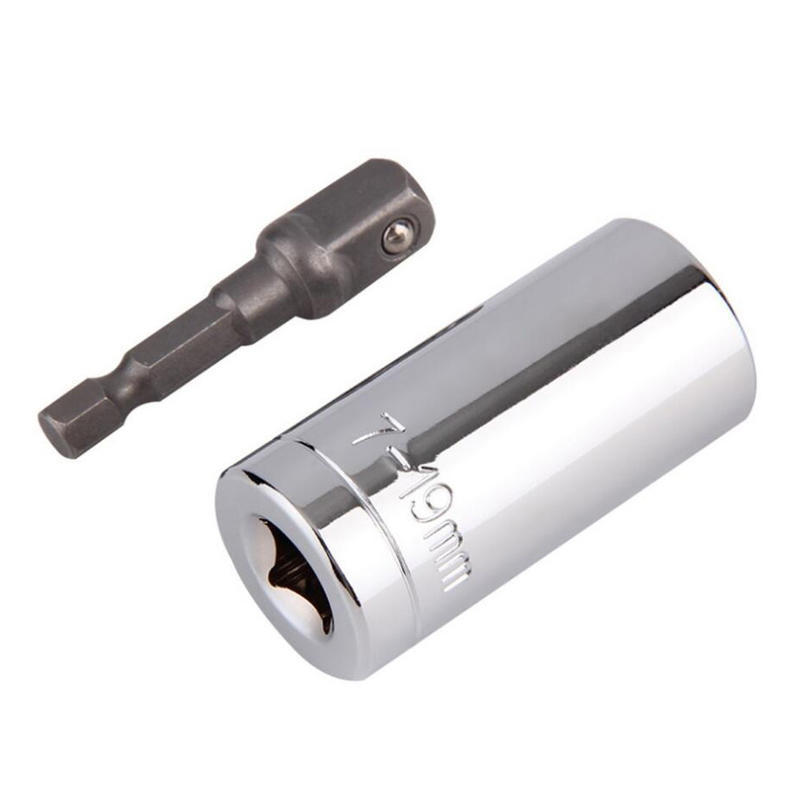 Grip Multi Hand Tools Universal Torque Wrench Head Set Socket Sleeve 7-19mm Socket Head Multifunctional Universal Sleeve