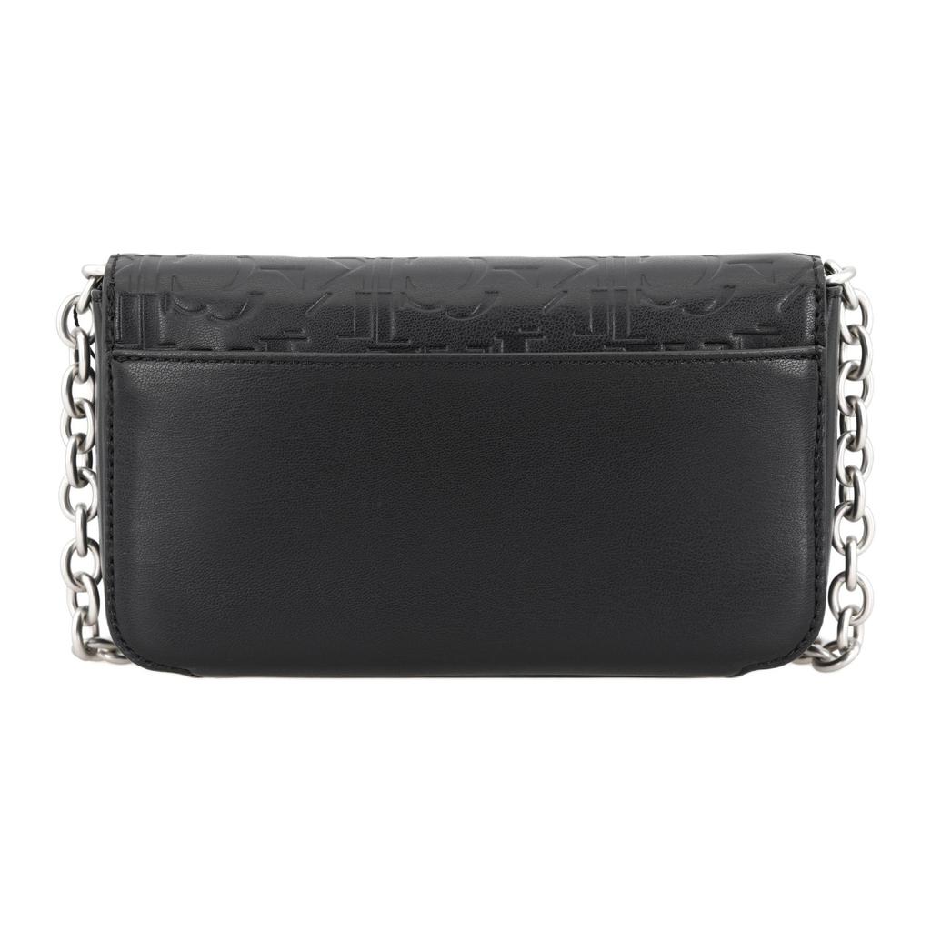 New CALVIN KLEIN Synthetic Material Cell Phone Pouch Shoulder Bag Medium Size Women's Black DP1610