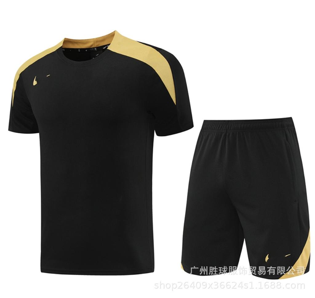 Nk Tuta da Allenamento Pantaloncini a Maniche Corte Casual, Maglia da Calcio, Maglia di Classe, Maglia Sportiva Fitness da Corsa per il Commercio Estero