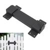 Slide Gate Latch Carbon Steel Heavy Duty Latch Lock with Padlock Hole for Fence Shed Barn Door Court