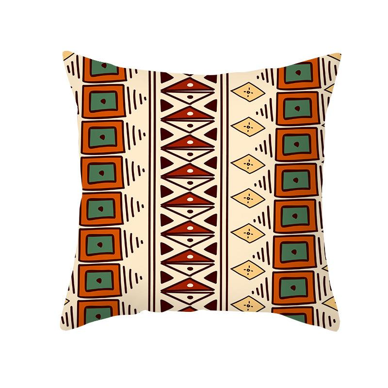 Geometric Pillow Abstract Stripe Cushion Cover Ethnic Style Office Sofa Pillowcase Home Decor Pillowcase