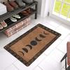 Moon Phases Astrology Gift DDoormat Rubber Bathroom Kitchen Mat Garden Garage Door Floor Mat Non-Slip Carpet Entrance Rug