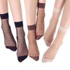 5/10 Pairs Dot Seide Socken Frauen Transparent Dünne Atmungsaktive Sommer Nylon Kurze Weibliche Non-Slip Stretch Knöchel Sexy Socke