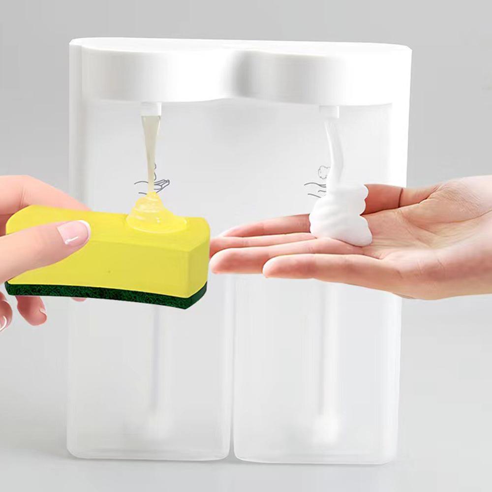 2-in-1 Automatic Induction Detergent Machine Hand Sanitizer Machine Household Wall Mounted Automatic Induction Foam Hand Soap