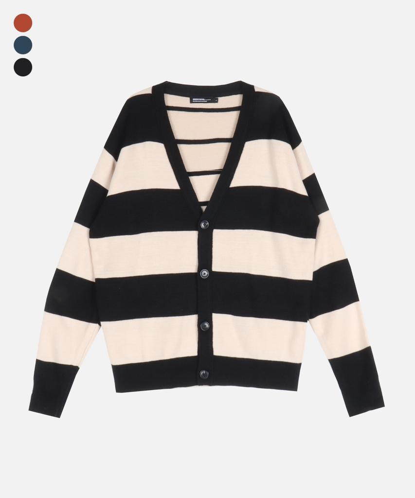 Groove Rhyme Stripe Mix Cardigan (Froscgk702M)