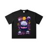 260 GSM Doppelgarn 32er Zählung 100% Baumwolle Jujutsu Kaisen V41 Kirby Gojo Druck Unisex Schweres Baumwoll-T-Shirt