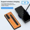 Slim Thin S Pen Holder Leather Case For Samsung Galaxy Z Fold3 Fold 4 Fold4 Fold 3 5g Anti -Falling Phone Bag Cover Funda Capa