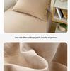 MUJI-Inspired Solid Color Cotton Button-Down Student Bedding Set - Japanese Style, Skin-Friendly, Four-Piece College Set