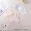 Breathable Seamless Training Bras for Girls Aged 9-16, Long Vest Style to Prevent Show Through