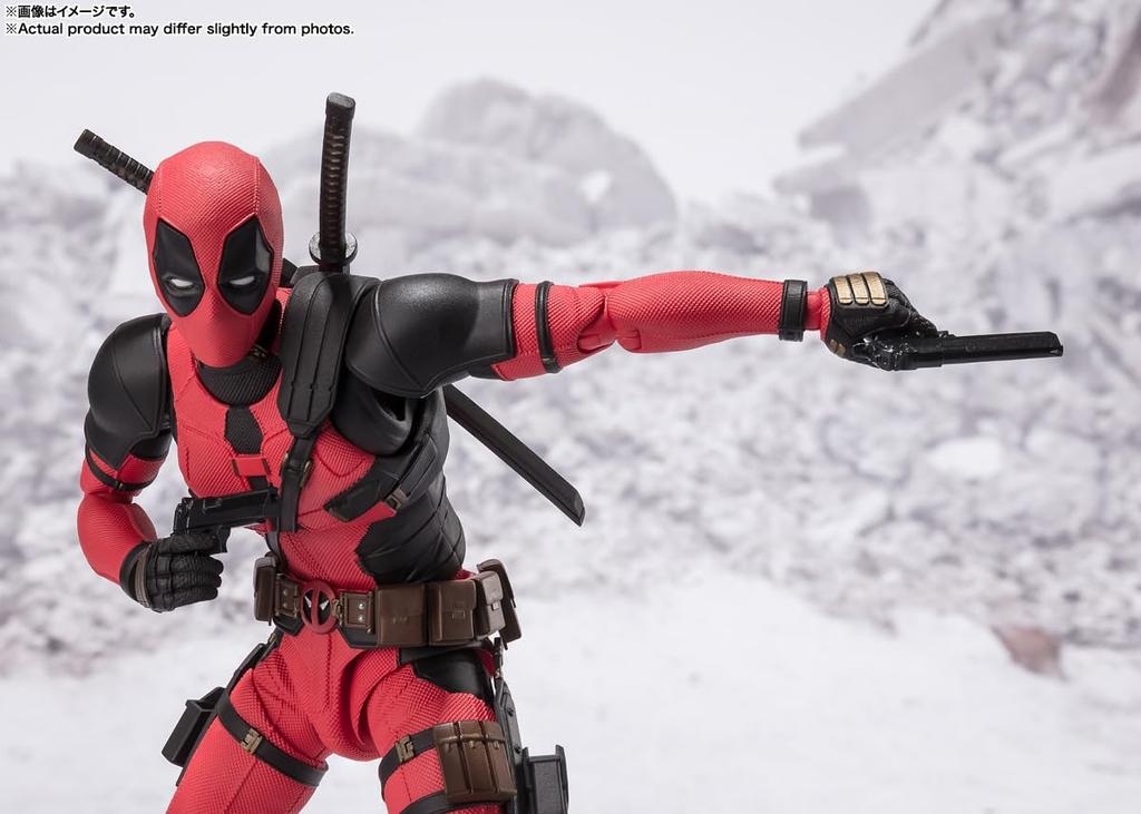TAMASHII NATIONS Deadpool 155mm PVC ABS Painted Action Figure S.H.Figuarts (Deadpool & Wolverine) Approx. &
