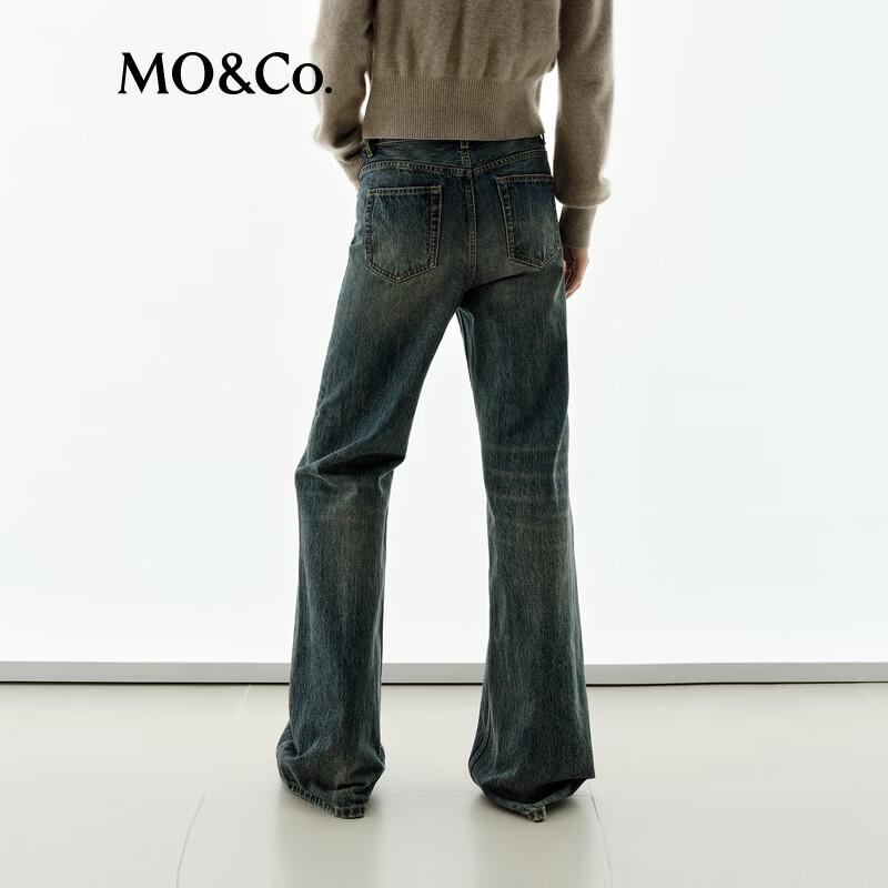 MO&Co. Women's High-Waist Regular Fit Denim Jeans