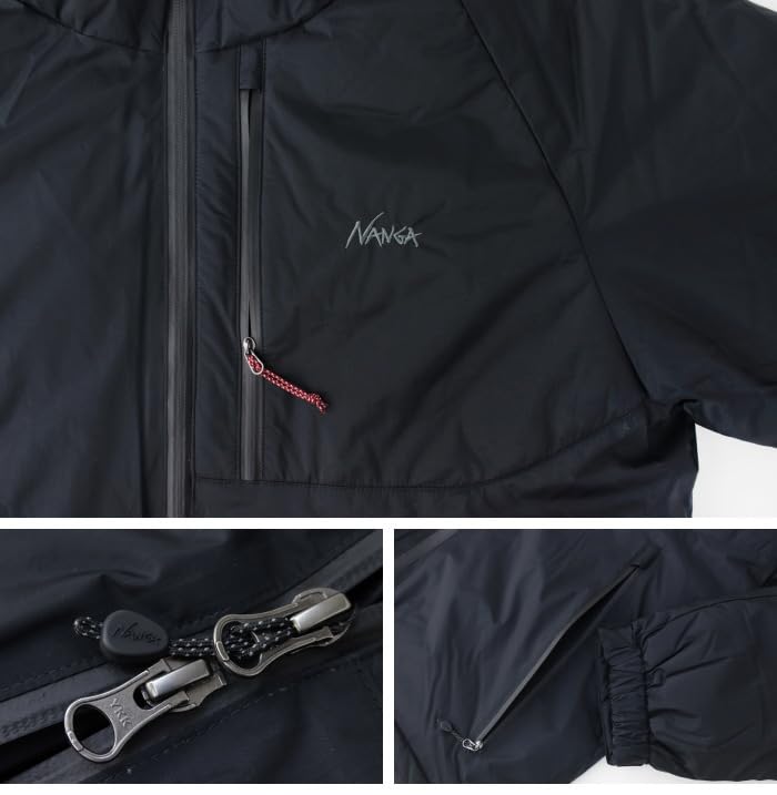 NANGA Auroratex Stand Collar Down Jacket, Men's, ND2341-1A302, Gray, Sizes L-LL, M