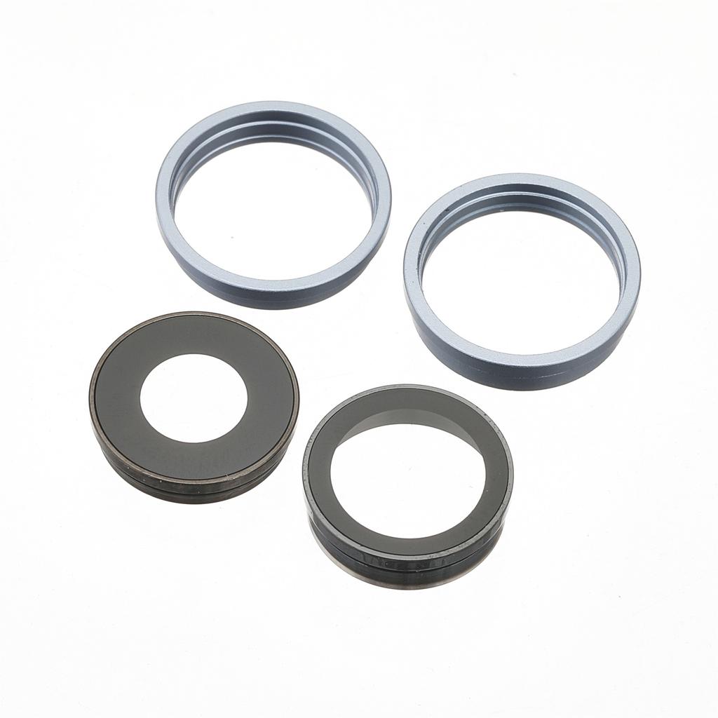 For iPhone 17 OEM Back Camera Lens Ring Cover with Glass Lens (without Logo)