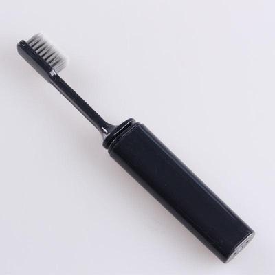 Mini Portable Folding Toothbrush with Bamboo Charcoal Bristles - Ideal for Travel & Couples
