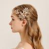 French Style Bridal Hair Clip Silk Flower Wedding Headdress Korean Bride Hairpin  Bride Accessories