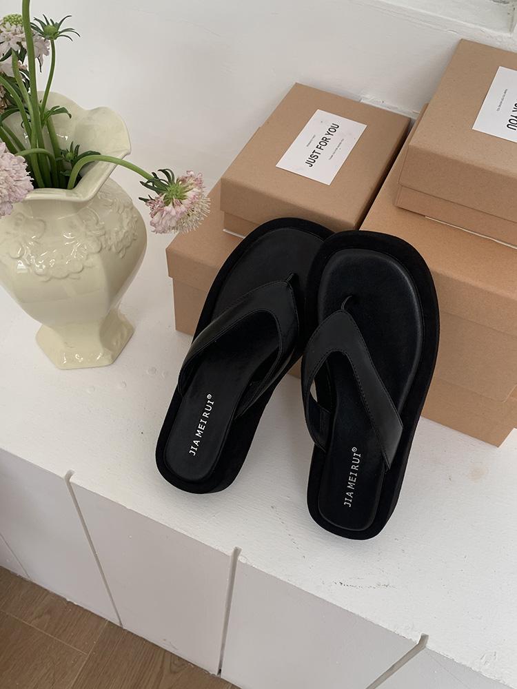 Fashion Summer Flip Flops for Women 2025 Platform Clip Toe Sandals Fashion Slides Woman Beach Vacation Outdoor Slippers Zapatos De Mujer