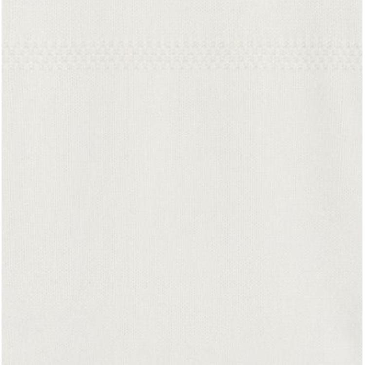 WE11DONE Ss24 Cable Knit Letter Logo Ribbed Crew Neck Pullover Sweater Unisex Sweater Ivory WD-KT0-24-616-U-IV