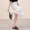 Silkbay Embroidered High-Waist Mid-length Skirt