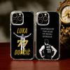 COOL L-Luka Doncic 77 Phone Case For iPhone17,16,15,14,13Pro Max,us,Soft Silicone Transparent Cover