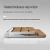 Wall-Mounted Solid Wood Foldable Shower Seat and Entryway Stool