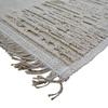 Living Room Rug In Handmade Natural Jute with Beige Reliefs 160x230