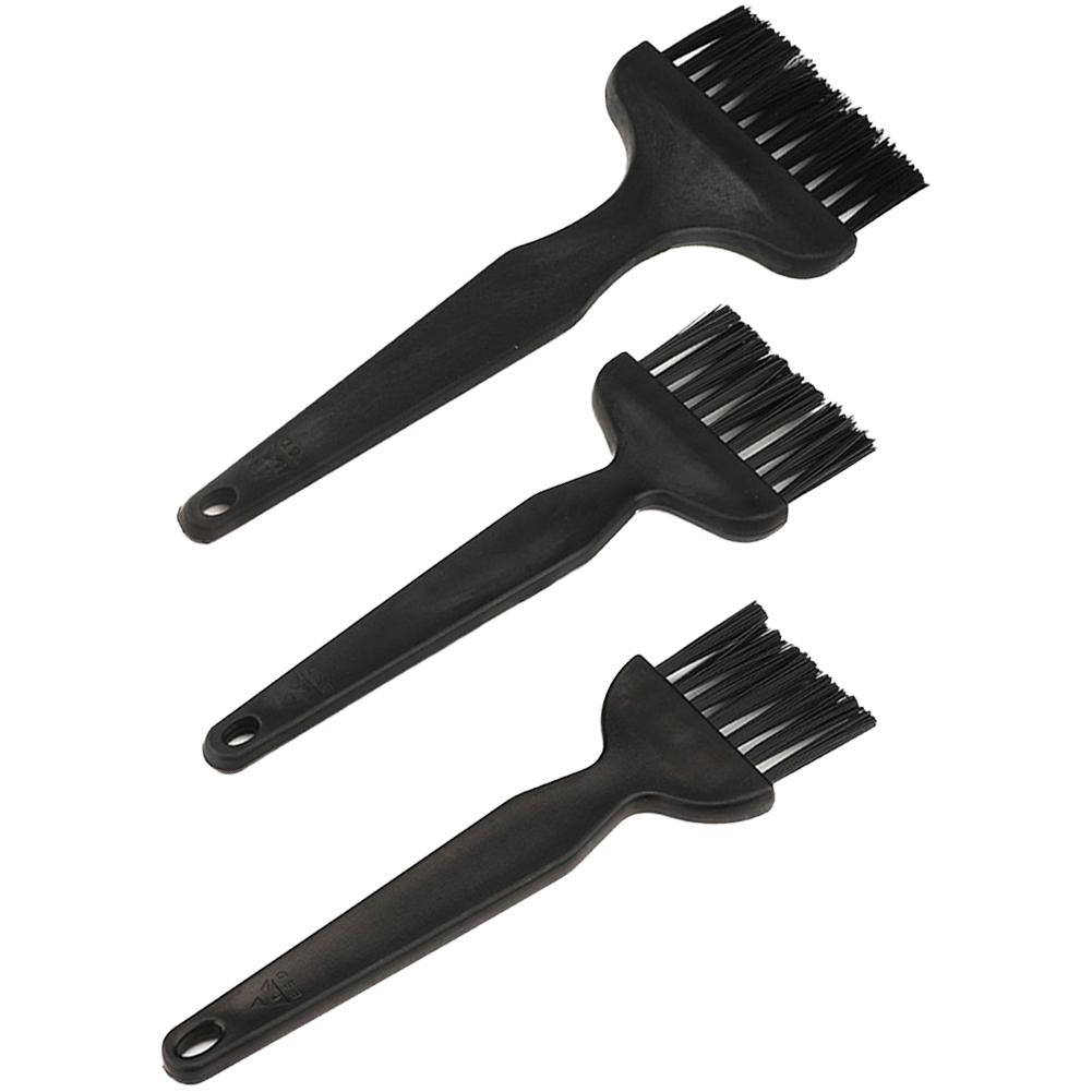 1/3pcs Anti-Static Brush Esd Safe Nylon Cleaning Brush Set For Mobile Phone Tablet Pcb B-ga Repair Cleaning Work
