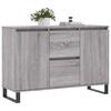 VidaXL Buffet, Armoire Latérale avec Pieds, Meuble de Rangement, Organisateur de Salon Salle de Séjour Intérieur, Sonoma 827218
