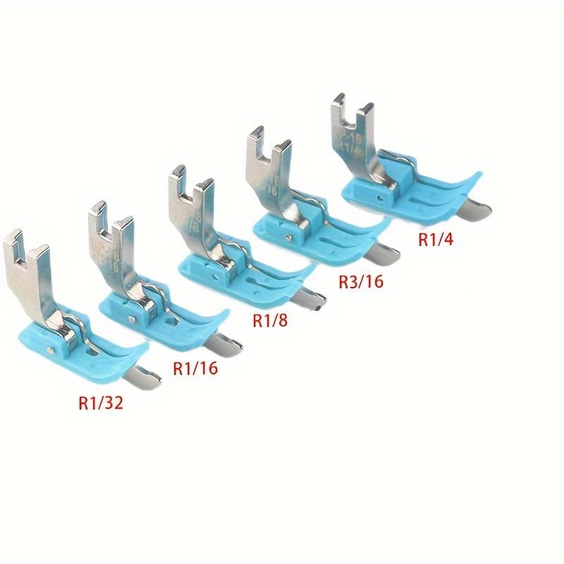 5dílná sada průmyslových šicích patek, levá a pravá dorazová hrana, viditelné lisování nitě s nožem, oxfordský šicí nástavec pro okrajovou přírubu