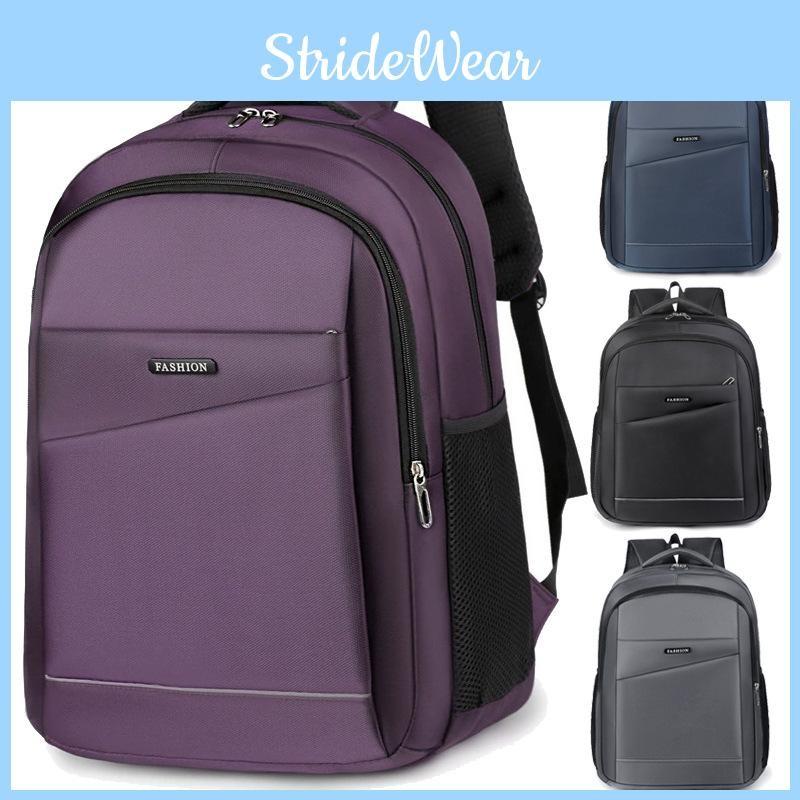 Spacious Backpack Travel Oxford Fabric Breathable Design Support Ergonomic
