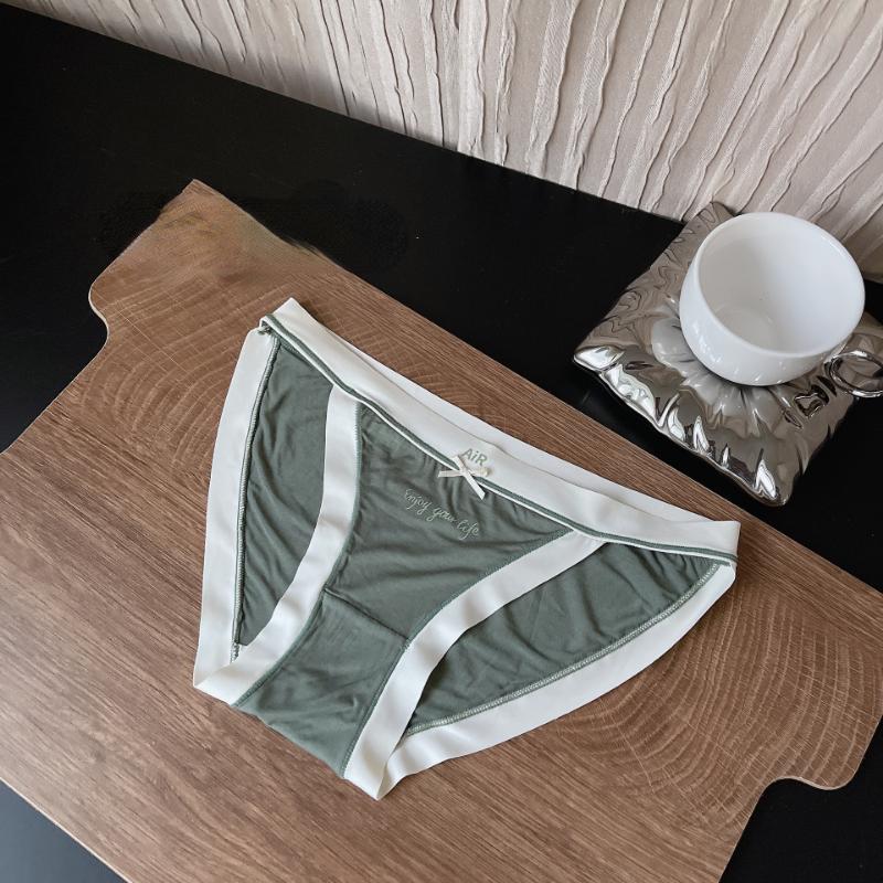 Roupa íntima sem costura com fenda alta elástica grande, algodão puro, sem costura, sexy, feminina, triângulo, roupa íntima