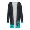 Long Sleeve Women Retro Printed Light And Thin Top Lightweight  Jacket Cardigan