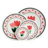 Tulips Flower Mats Cotton Rope Heat Insulated Placemats Party Essential Table Pad